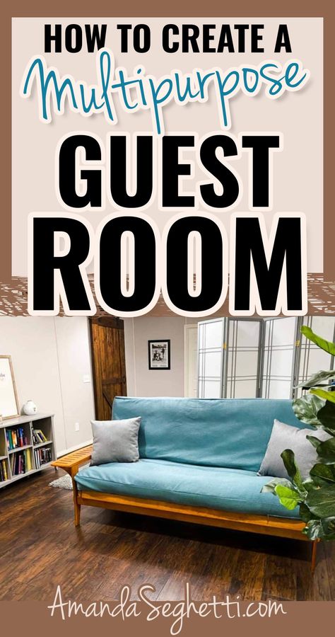 How To Create a Multipurpose Guest Room Home Office Combo Space Spare Sitting Room Ideas, Bedroom Tv Room Combo, Basement Office Guest Room Combo, Guest Space In Living Room, Craft Room With Sofa Bed, Laundry Room And Guest Bedroom Combo, Rec Room Guest Room Combo, Guest Room Living Room Combo, Craft Dining Room Combo