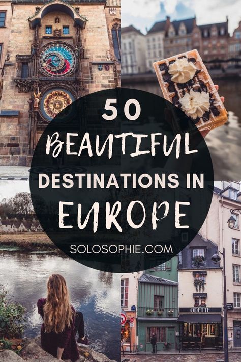 Here are 50+ must-see places to visit in Europe in the form of the ultimate Europe bucket list! Places To Visit In Europe Bucket Lists, Europe Must See Places, Must See Places In Europe, Things To Do In Europe, Europe Places, Places To Visit In Europe, European Itineraries, Europe Bucket List, Europe Aesthetic