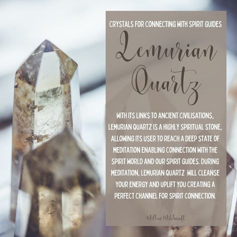 Lemurian Quartz Crystal Meaning, Lemurian Crystal Meaning, Lithium Quartz Meaning, Lemurian Quartz Meaning, Connecting With Spirit Guides, Clear Quartz Meaning, Connecting With Spirit, Clear Chakras, Crystal Magick