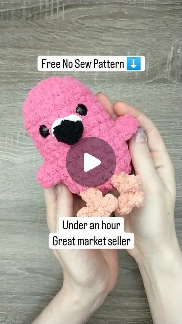 Krysta 🧶🎥 on Instagram: "NEW RELEASE ⬇️  Brand new over on my YouTube channel you can find the free tutorial for this no sew flamingo! 🦩  It can be made in Bernat Blanket, Big Twist Posh, Parfait Chunky or acrylic yarns 🧶 and they all turn out great!  Which yarn would you use?? 🤔  #crochetaddicts #crochetbeginner #crochetcrafts #crochetcraft #crochetdesigns #crochetersgonnacrochet #crochetforbeginners #crochetforlife #crochetgirlpower #crochethappiness #bigtwist #crochetinsta #crochetjoy #crochetkids #crochetloversoftheworld #feb24crc #crochetmoments #crochetnerd #crochetoninstagram #crochetplushies #crochetqueen #crochetreels #crochetstitch #crochettips #crochetvideos #crochetwork #crochetyarn #crocheteverything #freecrochetpatterns #freecrochetpattern" Bernat Blanket, Big Twist, Crochet Girls, Crochet Creations, Crochet Lovers, No Sew, Crochet Videos, Crochet For Kids, Crochet For Beginners