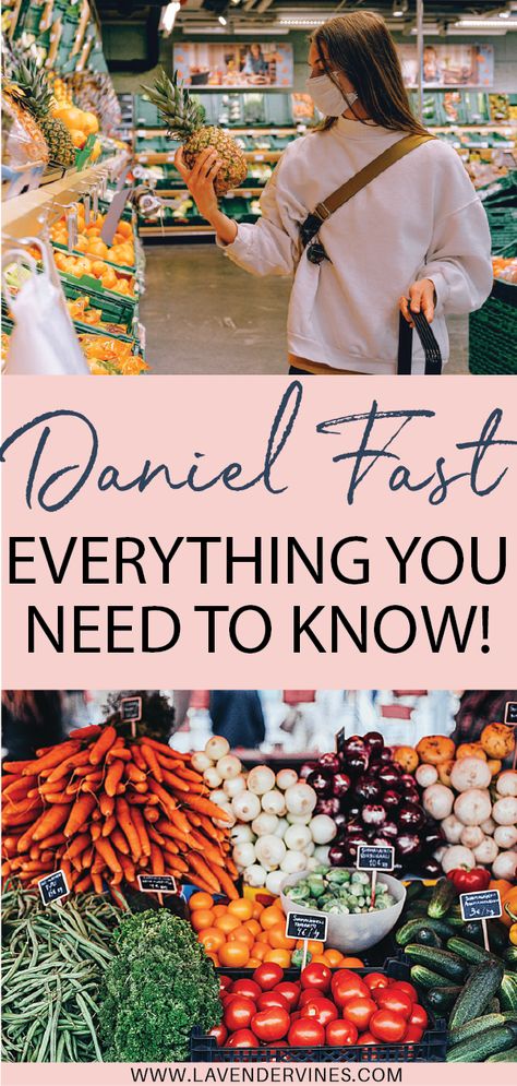 Daniel Fast Food, Daniel Fast Food List, 21 Day Daniel Fast, Daniel Fast Diet, Fast Food List, Daniel Fast Meal Plan, Bible Food, The Daniel Fast, Daniel Diet