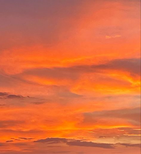 A bright orange sunset. Orange Sunset, Sunset Summer, The Sky, Orange, Pink