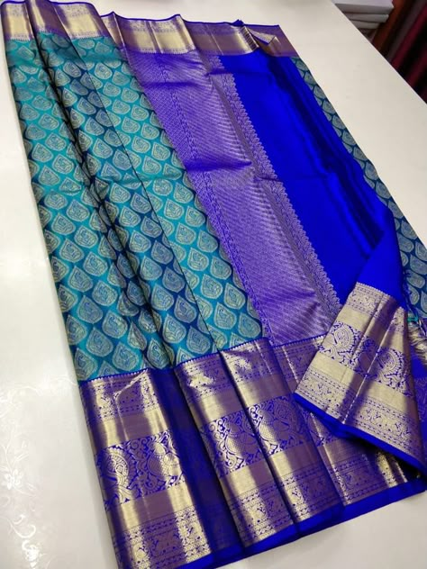 Blue Colour Pattu Sarees, Bridal Sarees For Wedding South Indian, Pattu Sarees Color Combinations, Pattu Saree Color Combinations Latest, Silk Saree Colour Combinations, Pattu Sarees Latest Collection, Pattu Sarees Wedding, Saree Color Combinations, Blue Color Saree