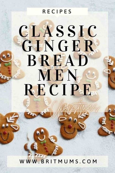 Christmas Kids Recipes, Ginger Bread Man Recipe, Gingerbread Man Recipe For Kids, Harry Doodles, 1940s Food, Christmas Baking For Kids, Gingerbread Men Recipe, Best Gingerbread Cookie Recipe, Gingerbread Man Cookie Recipe