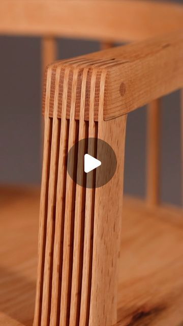 Wood Joints Diy, Finger Joints Woodworking, Wood Joinery Detail, Joinery Details, Oak Chair, Wood Joints, Bent Wood, Wood Joinery, Creative Furniture