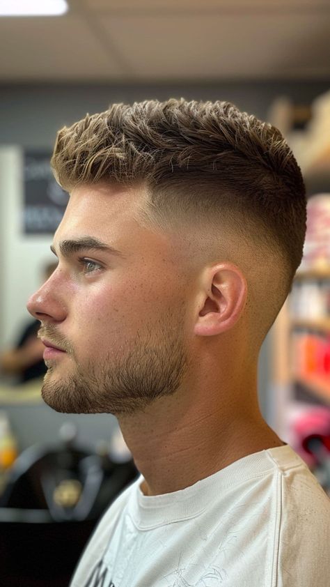 Low Maintenance Men’s Haircut, Sleek Haircut, Low Fade Haircut Men's, Mens Haircuts Thick Hair, Easy Haircuts, Hairstyles Thick Hair, Mens Haircuts Straight Hair, Mid Fade Haircut, Men Fade Haircut Short