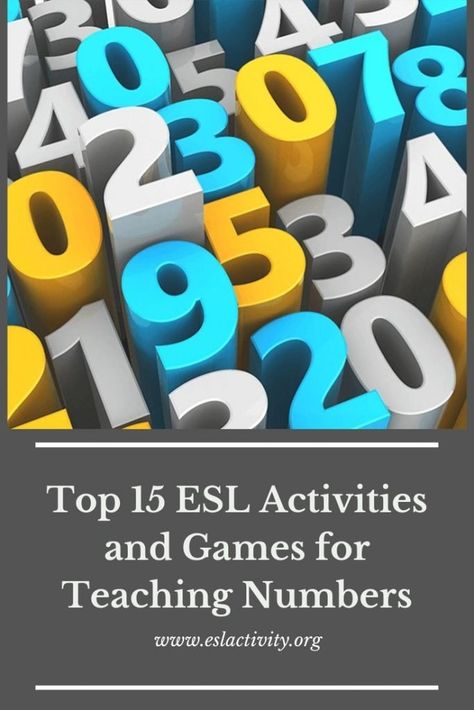 Check out these top picks for ESL number games and activities along with lesson plans, worksheets, online practice recommendations and more. ESL maths really can be fun with these student-centred, engaging and fun activities. Get your number teaching on!  #esl #math #maths #number #numbers #efl #tefl #elt #tesol #tesl #teaching #education #teachingenglish #englishteacher #teacher #eslgame #eslgames #eslactivity #eslactivities Numbers Games For Kids, Esl Numbers, English Numbers, Life Timeline, Efl Teaching, Counting By 5's, Teach English To Kids, Teaching Esl, Esl Games