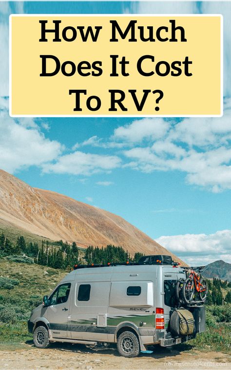 How Much Does It Cost To RV? #howmuchdoesitcosttorv #rvlife #vanlife Cheap Rv Living, Cheap Rv, Class C Rv, Rv Tips, Buying An Rv, Solo Travel Tips, Road Trip Destinations, Camper Living, Full Time Rv