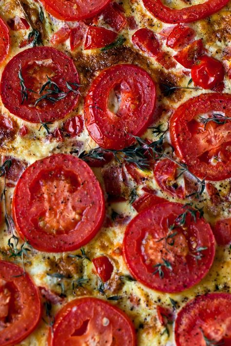 Tomato Frittata With Fresh Marjoram or Thyme Recipe - NYT Cooking Tomato Tonnato, Ricotta Frittata, Summer Tomato Recipe, Vegetarian Entree, Tomato Frittata, Recipes Eggs, Marcella Hazan, Tomatoes Recipes, Savory Tarts