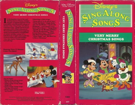 1988 Disney's Singalong-Songs: "Very Merry Christmas Songs" VHS Merry Christmas Songs, Merry Christmas Song, Super Video, Republic Pictures, Sing Along Songs, A Very Merry Christmas, Merry Christmas Images, Christmas Songs, Science Fiction Tv