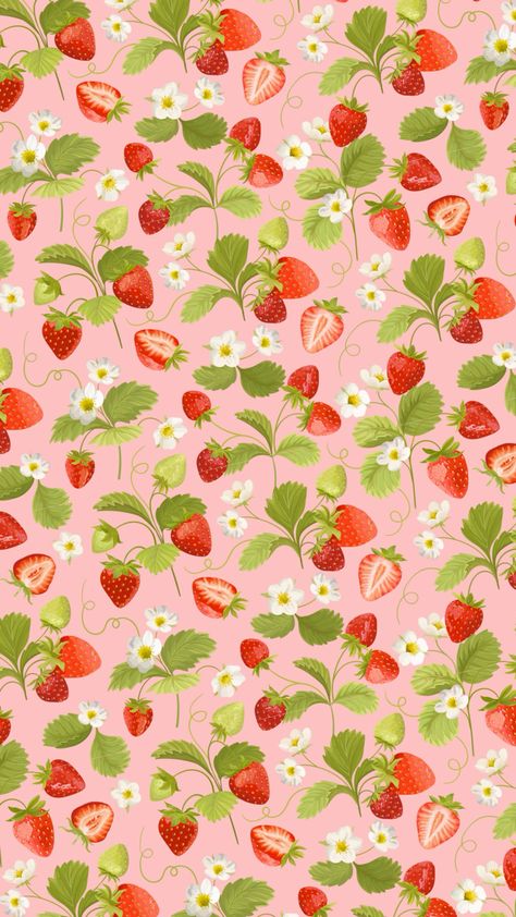 #wallpaper #aestheticwallpaperiphone  #strawberry #strawberrywallpaper Summer Wallpapers, Cute Summer Wallpapers, Backgrounds Iphone, Wallpaper Iphone Summer, Fruits Images, Cute Strawberry, Cute Wallpaper For Phone, Wallpaper For Your Phone, Cute Patterns Wallpaper