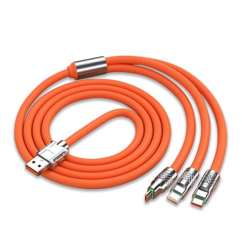 PRICES MAY VARY. [ 3 in 1 Multi Charging Cable ]: 3 in 1 USB Cable Design, with Micro USB, USB-C, and iP connectors built-in. Fits most iP and Android Devices, but also Type-C port, one cable meets your three different demands. You can charge multi-device at the same time(Only iP connector support data transfer, 480mbps). [Portable and Portable]The unique charging cable brings you convenience and a sense of sharing. 3 charging tips in 1 cable makes phone charger simple, lightweight and portable. Three In One, Mobile Charger, Charger Cord, Data Transfer, Phone Charger, Data Cable, 3 In 1, Micro Usb, Usb Cable