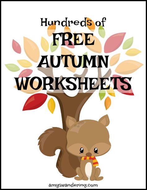 100s of Free Autumn Worksheets Autumn Worksheets For Kindergarten, Autumn For Kindergarten, Autumn Worksheets Preschool, My Family Worksheet Preschool, Autumn Kindergarten Activities, Autumn Worksheets For Kids, Autumn Activities For Preschool, Fall Worksheets For Kids, Free Fall Worksheets