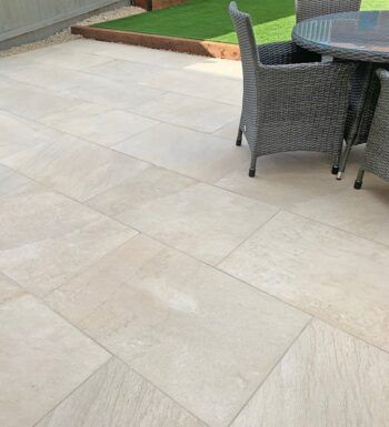 Porcelain Paving | Outdoor Porcelain Tiles | Porcelain Slabs | Nustone Beige Porcelain Patio, Cream Porcelain Patio, Porceline Tile Outdoor Patio, Porcelain Outdoor Tiles, Porceline Tile, Extension Patio, Porcelain Patio, Outdoor Tile Patio, Paving Tiles