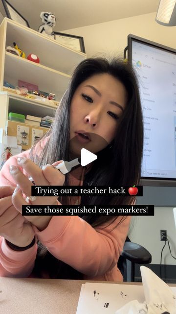 Se-Ra Chung | 5th grade teacher on Instagram: "I saw this hack a while ago & can’t remember whose page it was 😞 but it’s GENIUS so thank you for saving me some money $$$ #teacherhack #squishedexpo #savethesquishedexpo #teacherlife #teacher #teachersofinstagram #fifthgradeteacher #hallpasstoboardingpass" Teacher Hacks Elementary, 5th Grade Teacher, Expo Marker, Class Management, Fifth Grade, Teacher Hacks, 5th Grades, Teacher Life, 5th Grade