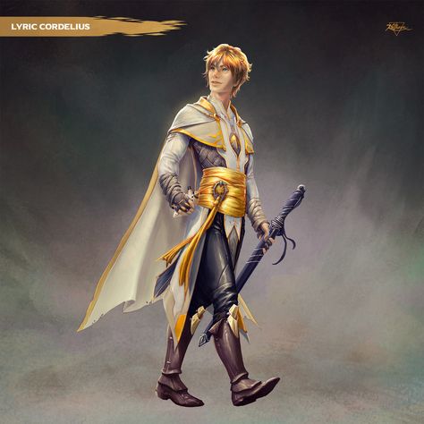 ArtStation - Lyric Cordelius - Aasimar Bard - DnD Commission Aasimar Bard, Warlock Dnd, Rpg Characters, Fantasy Portraits, Human Male, D&d Dungeons And Dragons, Dnd Characters, Character Portraits, Dungeons And Dragons