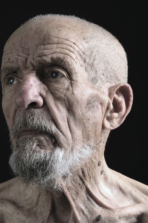 Serious. Old man with serious view on black background , #affiliate, #view, #man, #background, #black #ad Old Man Pictures, Old Man Face, Man Anatomy, Anatomy Sculpture, Action Pose Reference, Old Faces, Man Photography, Face Expressions, Male Poses