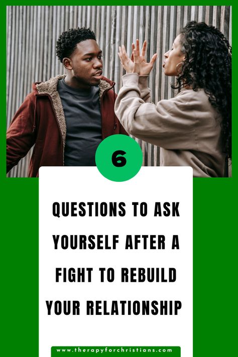 A couple fighting Rebuilding Relationships, Relationship Activities, Questions To Ask Your Boyfriend, Questions To Ask Yourself, Relationship Psychology, Reflection Questions, Essential Questions, Couple Questions, Self Reflection