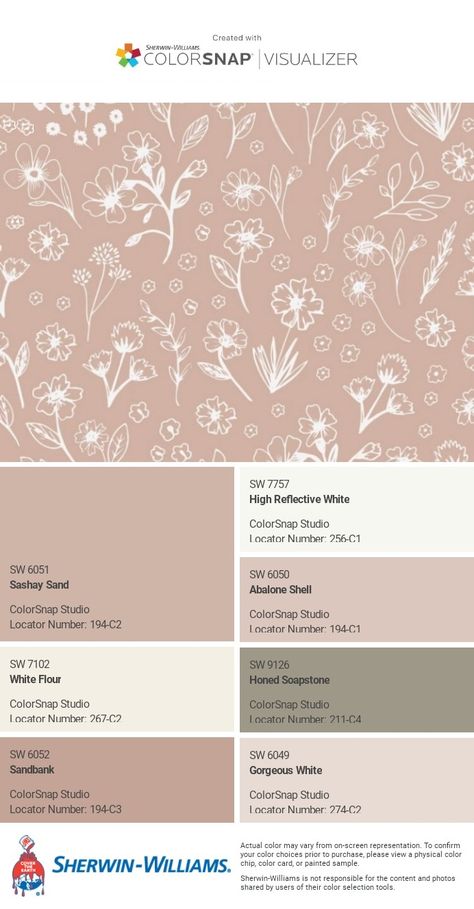 Vintage Charm Paint Color, Abalone Shell Color Palette, Sherwin Williams Neutral Pink Colors, Sashay Sand Sherwin Williams Nursery, Rose Color Bathroom, Sherwin Williams Blush Colors, Doe Skin Sherwin Williams, Sherwin Williams Neutral Pink, Dusty Pink Paint Color Sherwin Williams