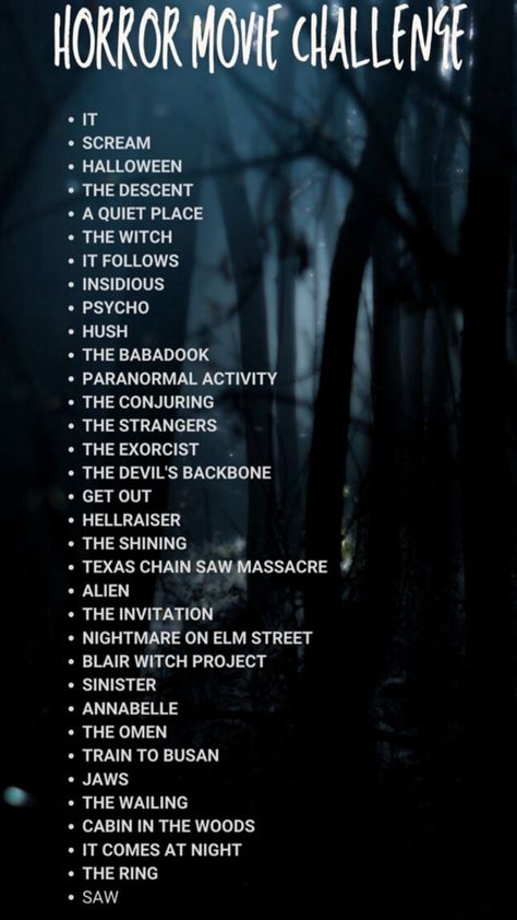 a checklist of good horror movies to watch Good Horror Movies To Watch, Good Horror Movies, Book Checklist, Horror Movies To Watch, 1980s Tv Shows, The Babadook, Perfect Movie Night, Best Films, The Fall Guy