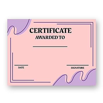 cute document,cute border,aesthetic,elegant ornament,peach document,printable document,simple document Aesthetic Certificate, Acknowledgments For Project, Border Aesthetic, Simple Watercolor Flowers, Christmas Gift Certificate Template, Cute Border, Art Certificate, Certificate Of Achievement Template, Certificate Background