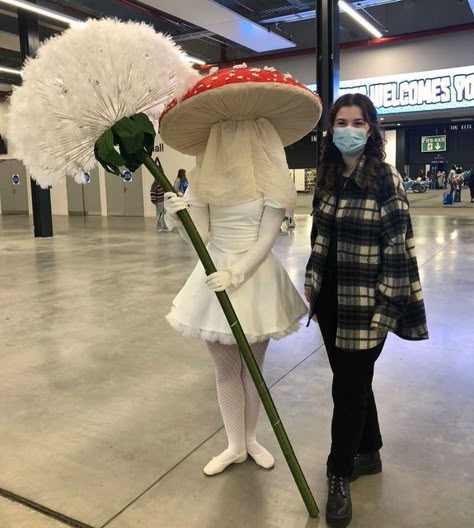 Bella on Instagram: "Had such an amazing time at Comic con NE Aberdeen!! What an amazing community to be a part of! Thank you to everyone who was so supportive and kind, hope you to see you all next year! 🍄❣️ #cosplay #cosplays #comicconscotlandaberdeen #comicconscotland #mushroom #mushroomcosplay #cottagecore" Black Mushroom Cosplay, Mushroom Person Costume, Adult Mushroom Costume, Mushroom Costume Men, Brown Mushroom Hat, Inky Cap Mushroom Costume, Black Mushroom Hat, Mushroom Costume Women, Mushroom Hat Diy