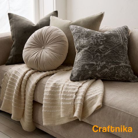 Customize Base Cushion & Pillow for Your Dream Outdoor Space | Craftnika Elevate your outdoor comfort with Craftnika's custom base cushions and pillows. Tailor-made to fit your unique style, these cushions add a luxurious touch to any setting, from cozy patios to elegant garden lounges. Experience personalized comfort like never before! 🌿✨ #CustomCushions #OutdoorComfort #CraftnikaStyle #PersonalizedDesign #LuxuryOutdoor #PatioVibes #GardenLounge #HomeDecor #OutdoorLiving Throw Pillow Covers Living Room, Couch Pillow Arrangement, Patchwork Velvet, West Elm Pillows, Pillow Combo, Winter Throw Pillows, Grey Pillow, Green Color Palette, Pillow Combos