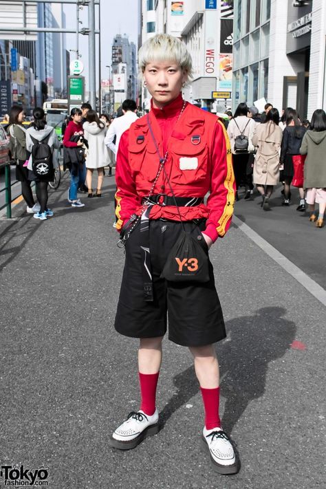 Harajuku Street Style, Urban Fashion Girls, Korean Fashion Ideas, Fashion For Girls, Harajuku Fashion Street, Trendy Diy, Urban Fashion Trends, Tokyo Street Style, Mens Fashion Edgy