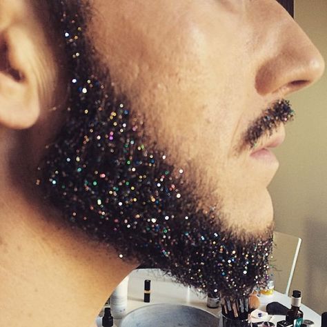 Glitter Beard, Glitter Force Toys, Glitter Beards, Glitter Paint For Walls, Glitter Tip Nails, Glitter Outfit, Glitter Wall Art, Glitter Shorts, Glitter Glasses