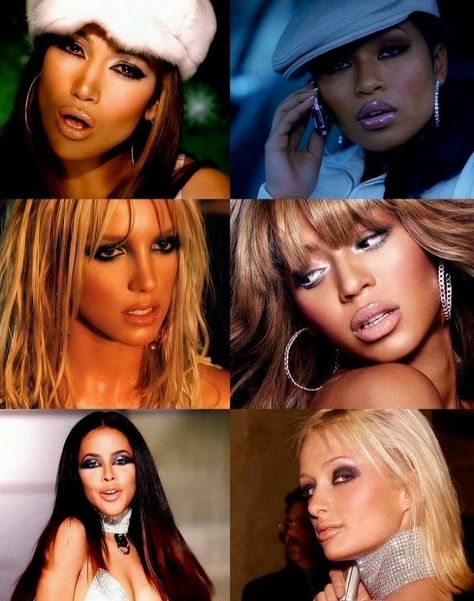 Early 00s Makeup, 2000s Fashion Makeup, 2000 Makeup Trends Early 2000s, 2000s Makeup Aesthetic, 2000 Makeup Trends, Early 2000s Makeup Trends, Early 2000s Makeup Looks, 90’s Makeup Looks, Early 2000s Hair