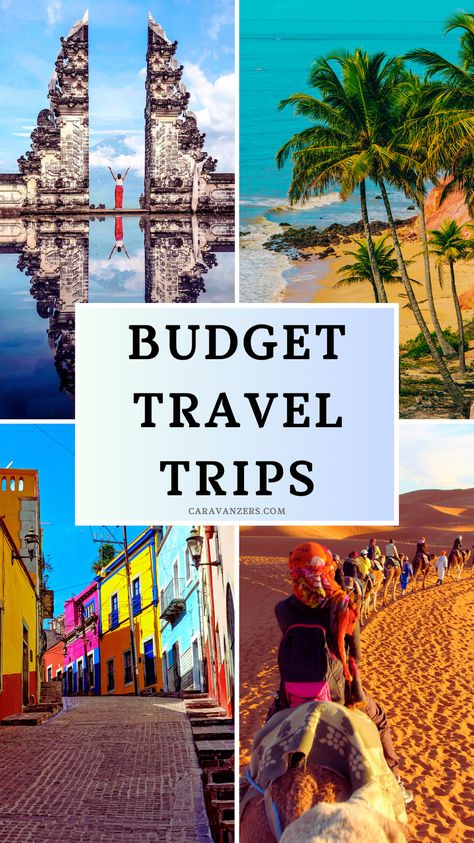 Budget travel destinations are diverse and plenty, and this guide has everything you need to know to plan yours. #cheaptravel #travel #budgettraveldestinations #budget Travel On A Budget Destinations, Cheap Trips, Travel On A Budget, Europe On A Budget, Budget Friendly Travel, Budget Travel Destinations, Travel Budget, Backpacking Tips, Travelling Tips