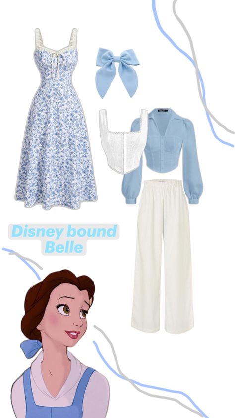 Disney Princess Inspired Outfits Casual, Disney Princess Disneybound, Wizard Of Oz Dorothy Costume, Modest Street Fashion, Disney Princess Inspired Outfits, Disney Character Outfits, Disney Bound Outfits Casual, Belle Outfit, Princess Inspired Outfits