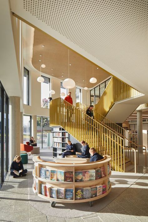 2024 NSW Country Division Awards | ArchitectureAU Public Library Design, Boutique Art, High School Library, Community School, Art Hotel, Kindergarten Design, Interior Design Games, Library Architecture, Community Centre