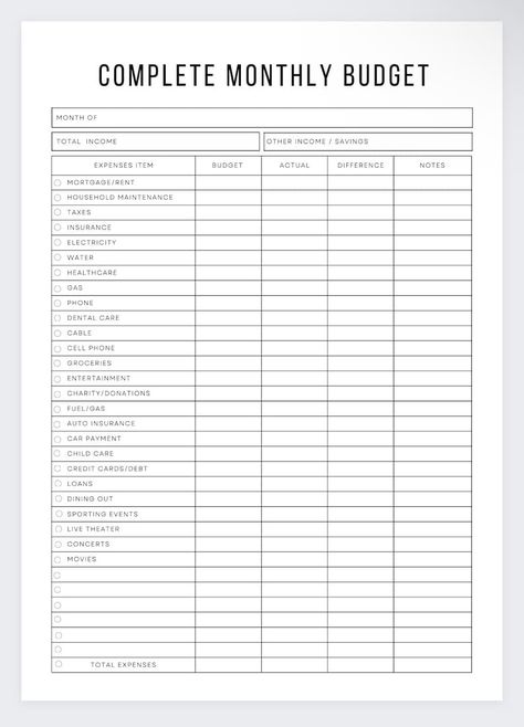 The Complete Budget Planner,financial Planning,paycheck Budget,finance Binder,savings Tracker,finance,financial Planning,biweekly Budget - Etsy UK Expense Categories Budget, Things To Budget For, Weekly Financial Planner, Semi Monthly Budget, Yearly Financial Planning, Biweekly Savings Plan Printable, Monthly Budget Planner For Beginners, Biweekly Paycheck Planner, Financial Planning Templates