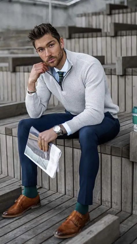 Explore Top 20 Men's Business Casual Outfit Ideas for 2024 – Stylish and Professional Looks for Every Occasion