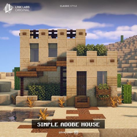 Minecraft Desert Village Remodel, Minecraft Desert House, Minecraft Temple, Minecraft Desert, Desert Village, Interior Minecraft, Minecraft Kingdom, Desert City, Minecraft House Plans