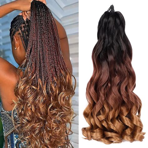 Brown And Blonde Fulani Braids, Spanish Hairstyles, Latest Hair Braids, French Curl, Goddess Braids Hairstyles, African Hair Braiding Styles, Braids Hairstyles Pictures, Quick Braided Hairstyles, Cute Box Braids Hairstyles