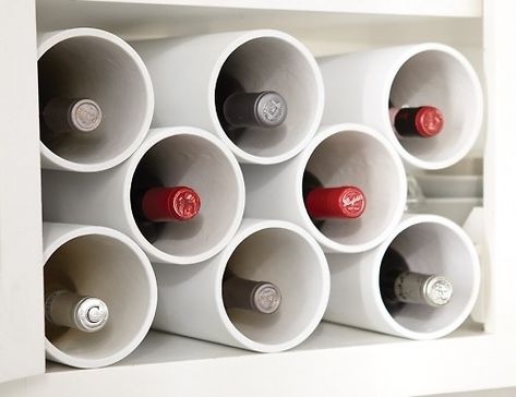 15 Easy DIY Wine Racks to Make ... Wine Rack Inspiration, Diy Wine Rack Projects, Wine Rack Projects, Wine Rack Shelf, Custom Wine Rack, Wine Rack Plans, Diy Wine Racks, Wine Rack Design, Pallet Wine Rack