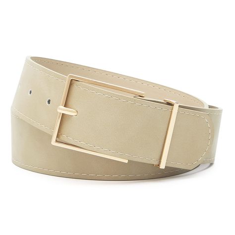 PRICES MAY VARY. Belt Design: The waist belt is in Five colors, Black, White, Yellow-Brown, Blue, Beige classic color gives for you choose , Pair it with a gold and silver buckle for a more sophisticated look. Belt Material: The belts are made of quality faux leather. The silver buckle and gold is made of alloy metal. Adjustable Belts: Designer belts in X-Small,Small,Medium,Large four sizes, belt wide 4cm(1.57"), buckle wide 4.50cm(1.77"),please measure your waistline(include the clothes you wan Brown Waist Belt, Belt For Dresses, Jeans Chain, Wide Waist Belt, Belt Wide, Formal Clothes, Nice Belts, Women's Belts, Chain Belts