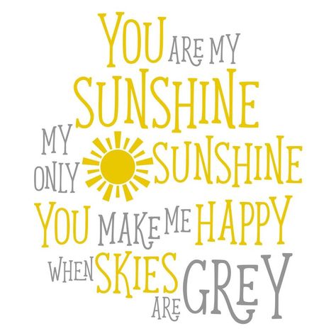 You are my sunshine quote wall sticker quote wall decal | Etsy My Sunshine Quotes, Contemporary Nursery, Wall Stickers Quotes, Library Bookshelves, Sunshine Quotes, Stock Quotes, You Make Me Happy, Door Stickers, Wall Quotes Decals