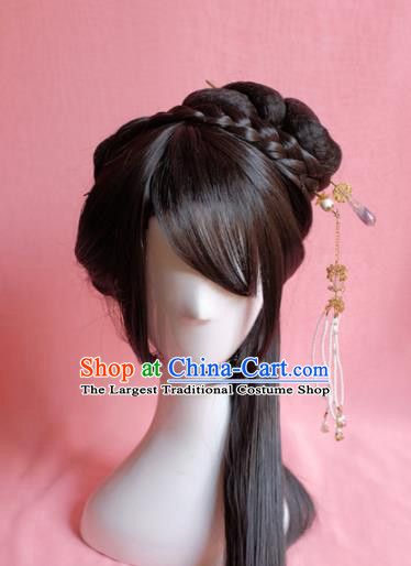 Chinese Hairstyle Traditional, Chinese Traditional Hairstyles, Japanese Hairstyle Traditional, Traditional Chinese Hairstyle, Female Swordsman, Ancient Chinese Hairstyles, Traditional Hairstyle, Chinese Hairstyle, Japanese Hairstyle