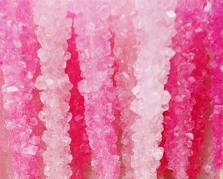 Pink rock candy! Hot Pink Bedrooms, Hot Pink Candy, Vintage Americana Aesthetic, Neon Birthday Party, Neon Birthday, Beautiful Crafts, Millinery Flowers, Pink Friday, Sugar Candy