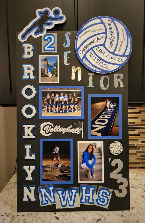 Volleyball Senior Night Poster Boards, Basketball Posters Senior Night, 8th Grade Volleyball Poster, Senior Vb Posters, Boys Volleyball Senior Night Posters, Senior Night Sports Posters, Volley Ball Senior Night Posters, 8th Grade Night Posters Volleyball, Senior Nights Poster