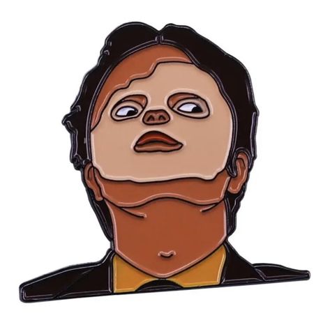 PRICES MAY VARY. Celebrate your love of The Office with this high quality enamel pin! Measures 1.2 inches wide. High quality metal & enamel pin. Brand new, boarded and bagged. Secured with firm pinback. Celebrate your love of The Office with this high quality enamel pin!   Measures 1.2 inches wide.    High quality metal & enamel pin.    Brand new, boarded and bagged.    Secured with firm pinback. The Office Cpr, Dwight K Schrute, The Office Stickers, Rainn Wilson, The Office Show, Comedy Tv Shows, Horror Gifts, Office Memes, Office Wallpaper