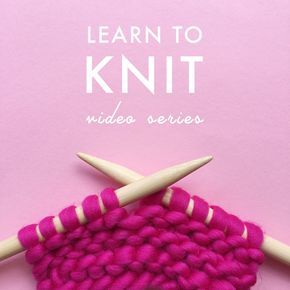 Learn how to knit from start to finish! In this easy to understand, beginner knitting video series, Brett Bara demonstrates how to cast on, knit, purl, and cast off. Learn to make your first knitted projects! Knit Beginner, Knitted Projects, Cast On Knitting, Learn To Knit, Beginner Knitting, Easy Knitting Projects, Knitting Basics, Knit Purl, Beginner Knitting Patterns