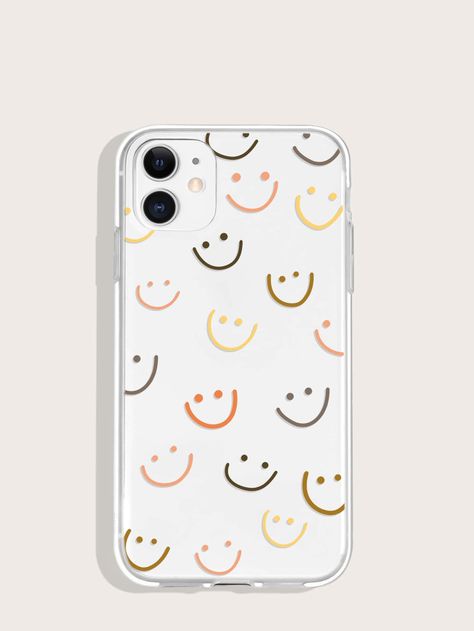 Smile Pattern, Preppy Phone Case, Smiley Happy, Pretty Iphone Cases, Pretty Phone Cases, Stylish Phone Case, Aesthetic Phone Case, Clear Phone Case, Cute Cases