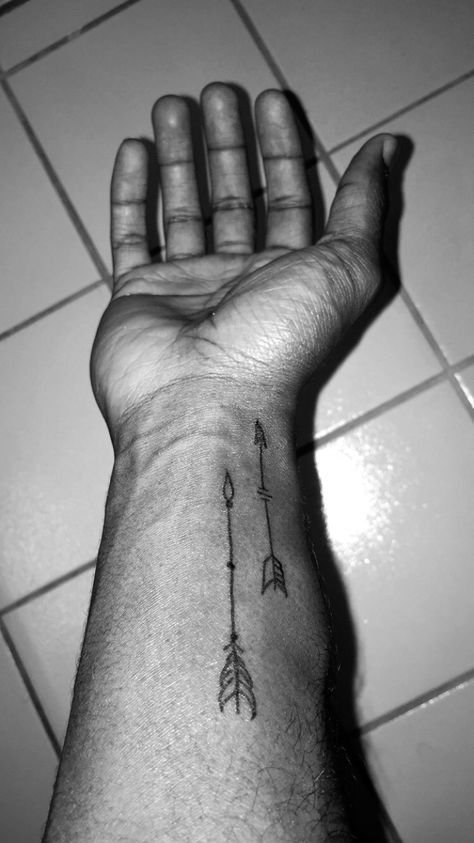 Native Arrows #tattoo #arrowtattoo #men #mentattoo Arrow Tattoo For Men On Arm, Arrow Men Tattoo, Bundle Of Arrows Tattoo, Simple Arrow Tattoo Men, Men’s Arrow Tattoo, Arrow Tattoo Men Forearm, Small Arrow Tattoo Men, Native Arrow Tattoo, Arrow Ankle Tattoo