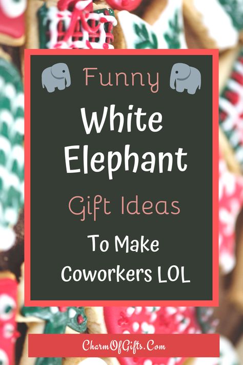 This gift guide is full of funny white elephant gifts that will get all the attention at work. Be it secret santa or a funny occasion at work these gifts are just perfect! The list includes affordable gift ideas that don't look cheap or silly #officegifts #giftforcoworker #secretsantagifts #whiteelephantgifts #funnyofficegifts #charmofgifts Funny White Elephant Gift Ideas, Secret Santa Ideas For Work, 10 Secret Santa Gifts, Secret Santa Ideas, Work Secret Santa, Funny Secret Santa Gifts, White Elephant Gift Ideas, Elephant Gift Ideas, Funny Office Gifts