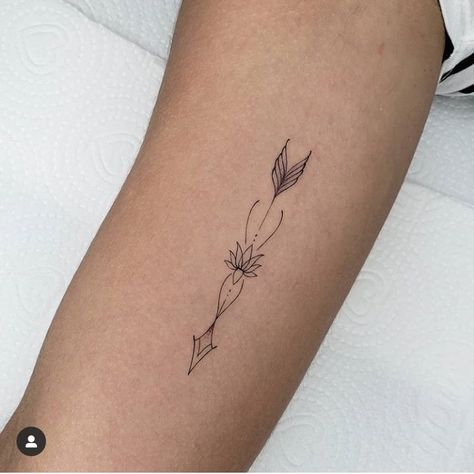 Bow Arrow Tattoos, Arrow Tattoos For Women, Sister Ideas, Small Arrow Tattoos, Tattoo Mini, Palm Tattoos, Semicolon Tattoo, Moon Tattoo Designs, Chest Tattoos For Women