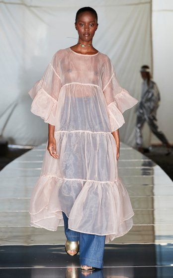 Organza Maxi Dress, Organza Styles, Perfect White Shirt, Fashion Sketch, Organza Dress, Vacation Wear, Copenhagen Fashion Week, Spring Summer 2022, Sheer Dress